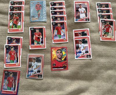 Donruss Road to FIFA World Cup Morocco 22 Card Lot, Inserts, Parallel, Optic