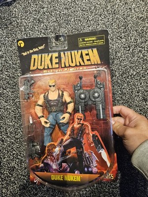 DUKE NUKEM THE ACTION FIGURE BY RESAURUS COMPANY - ARTICULATED FIGURE 1997 NEU