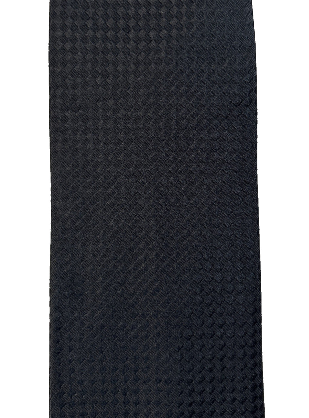 Michael Kors 100% Silk men's Tie Black textured Solid 58x3" thumbnail 5