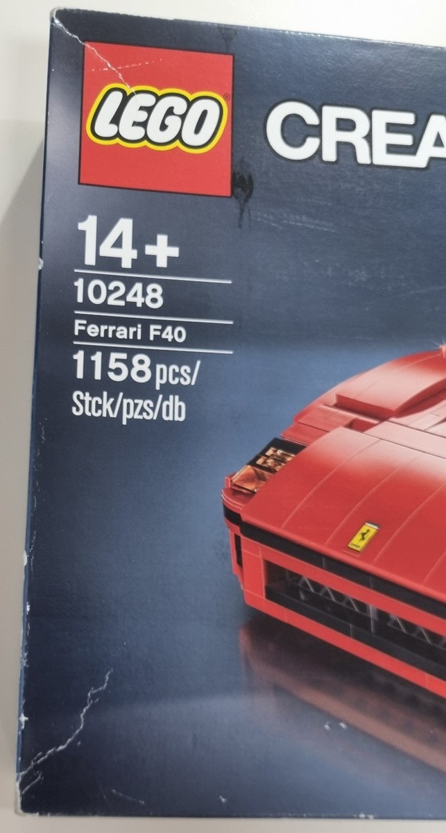 Lego 10248 Creator Expert Ferrari F40 Retired Set New Sealed Free