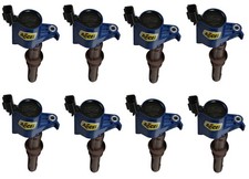 Accel 140033eb-8 Supercoil Ignition Coil - Blue 8-pack
