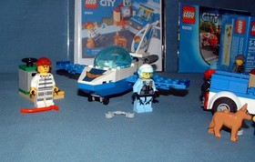 CITY, POLICE SETS 60006 ATV / 60206 JET PATROL / 60241 DOG UNIT - LEGO - USED