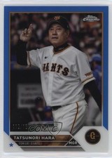 2023 Chrome NPB Nippon Professional Baseball Blue Refractor Tatsunori Hara o1w