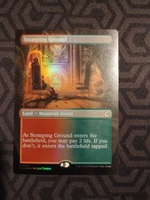 MTG FOIL STOMPING GROUND (BORDERLESS) Ravnica: Clue Edition Magic NM/M