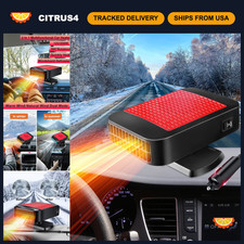 12V Portable Car Heater  Defroster, 360  Rotating Plug-in Defogger for Vehicles