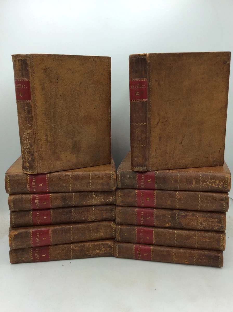 Friedrich Schiller Antiquarian & Collectible Books in German for