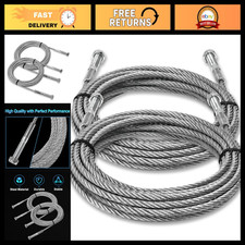 Set Of 2 Equalizer Cables For Rotary Lift Model Spo10 - Heavy Duty Replacement