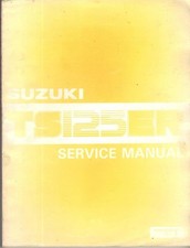 SUZUKI TS125ER,TS125 ER,ERD 1983 ORIGINAL FACTORY WORKSHOP MANUAL