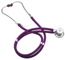 EMI Purple Sprague Rappaport Dual Head Stethoscope for Nurses and Medical Pro...