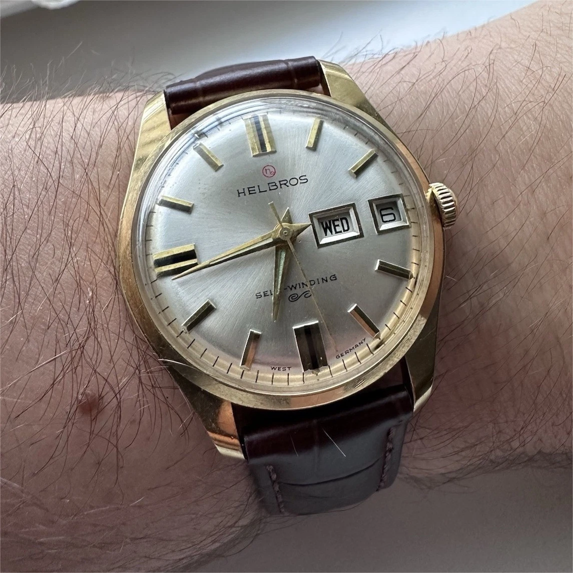 Helbros Leather Wristwatches for sale | eBay