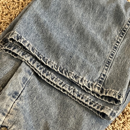 Vintage Lee Pipes Jeans Baggy Skater Youth 10 Regular - Picture 21 of 22