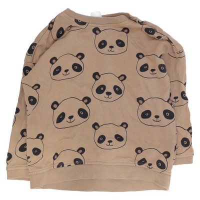 H&M, Sweatshirt, Größe: 86, Beige/Schwarz, Sonstiges, Unisex (Kinder) #lRG