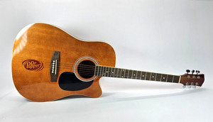 VTG 90s Dr. Pepper Acoustic Guitar 'Pepper Perks Points' Sweepstakes RARE HTF!