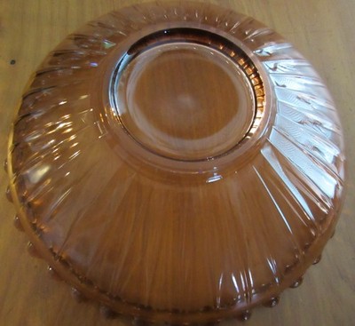 ヴィンテージ チェコアールデコ調 Josef Inwald Glassworks 1920s ANTIQUE JOSEF INWALD CZECH ART DECO FROSTED LADY FLOAT BOWL