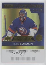 2021 Credentials 2020-21 Debut Ticket Access Yellow /249 Ilya Sorokin #142 2o7