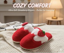 Women  s Slippers House Shoes Strawberry Style.