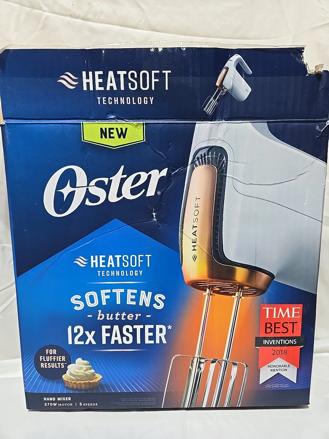 Oster 270-Watt Hand Mixer with HEATSOFT Technology 5 Speed
Opens in a new window or tab