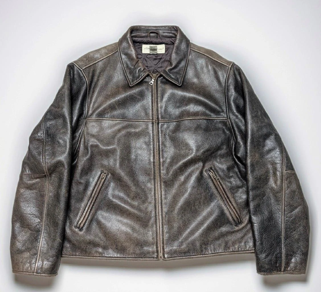 Eddie Bauer Leather Outer Shell Brown Coats, Jackets & Vests for