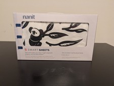 SEALED Nanit Smart Sheets   100 Cotton Fitted Crib Sheets - White 1252
