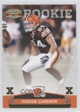 2011 Panini Gridiron Gear Rookie Gold X's 82/100 Jordan Cameron #180 0a1