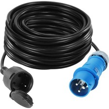 CEE Adapterleitung Kabel Verlängerung 10m Camping Wohnwagen 230V
