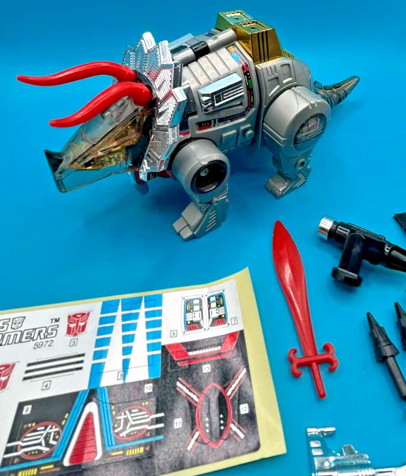 1985 SLAG 100% COMPLETE w/TECH SPEC G1 TRANSFORMERS UNUSED HIGH GRADE - Image 4 of 4