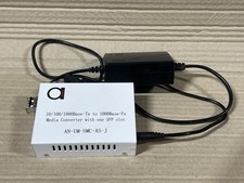 Gigabit Fiber Media Converter 10/100/1000BASE-TX Singlemode LX Managed