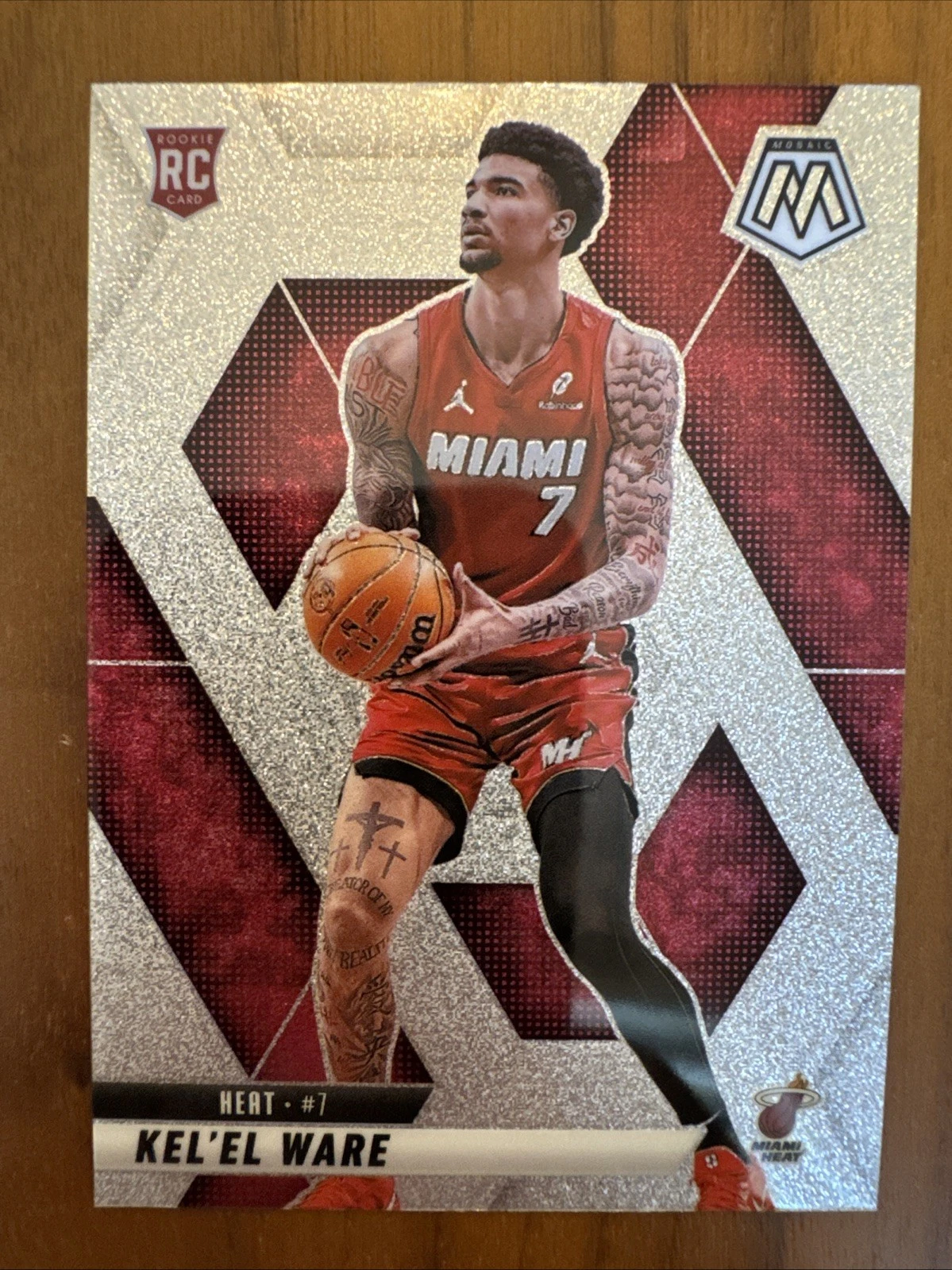 Kel’el Ware 2024-25 Mosaic Silver Glitter SSP Rookie RC No. 232
