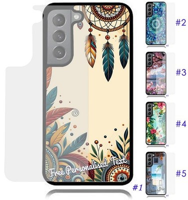 Personalised Text Phone Glass Back Case For Samsung Galaxy Note 20/10/9/8 Series