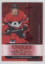 2019-20 Upper Deck Trilogy Rookie Renditions Red Foil 354/799 Max Veronneau 0y3o