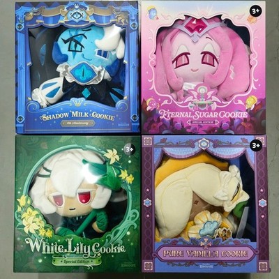 Cookie Run Kingdom Plush Doll Set Shadow Milk White Lily Pure Vanilla Sugar