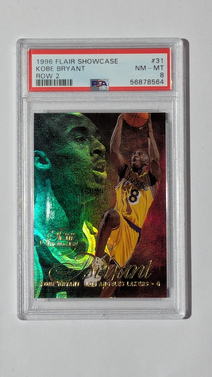 1996-97 Flair Showcase - Kobe Bryant #31 Row 2 (RC)