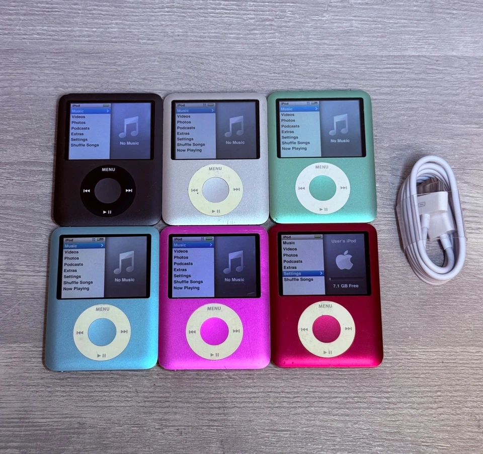 Apple iPod Nano 3rd Generation 4GB 8GB-All Colors-MP3 Players 100% Testing Work - Image 2 of 2