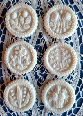 COLLECTIBLE SPRINGERLE BAKER Springerle Gingerbread Cookie Mold FLOWERS 6 PRINTS