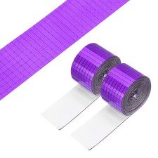 5x5mm Self Adhesive Mirrors Mosaic Tiles, 6400 Pcs Mosaic Sticker, Purple