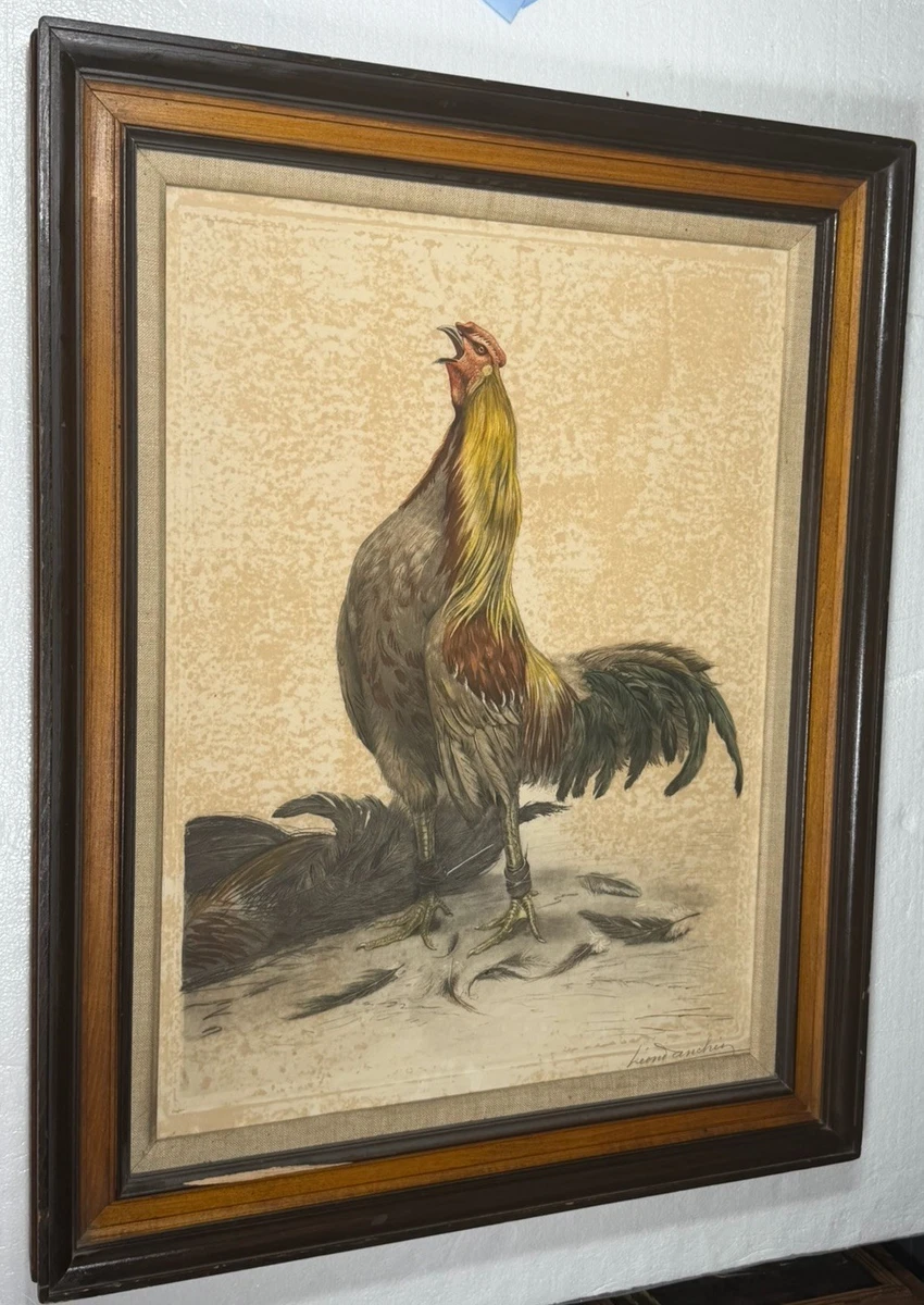 Lon Danchin レオン・ダンチン 版画 2点セット 直筆サイン Léon