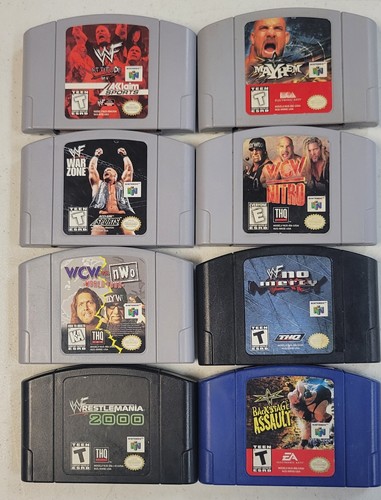 Wrestling Games for N64 TESTED and WORKING - Pick your game