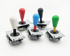 1 PIEZA Joystick Arcade de Alta Calidad 5 Pines 8 Vías con Bola Elipse HAPP Multicolor