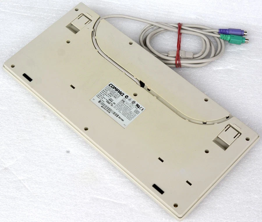 Rack Minikeyboard Keyboard With Trackball Compaq QWERTZ KB-9968 German 81 - Image 2 of 4