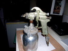 Sharpe Paint Spray Gun Model 75 with clean canister UNTESTED