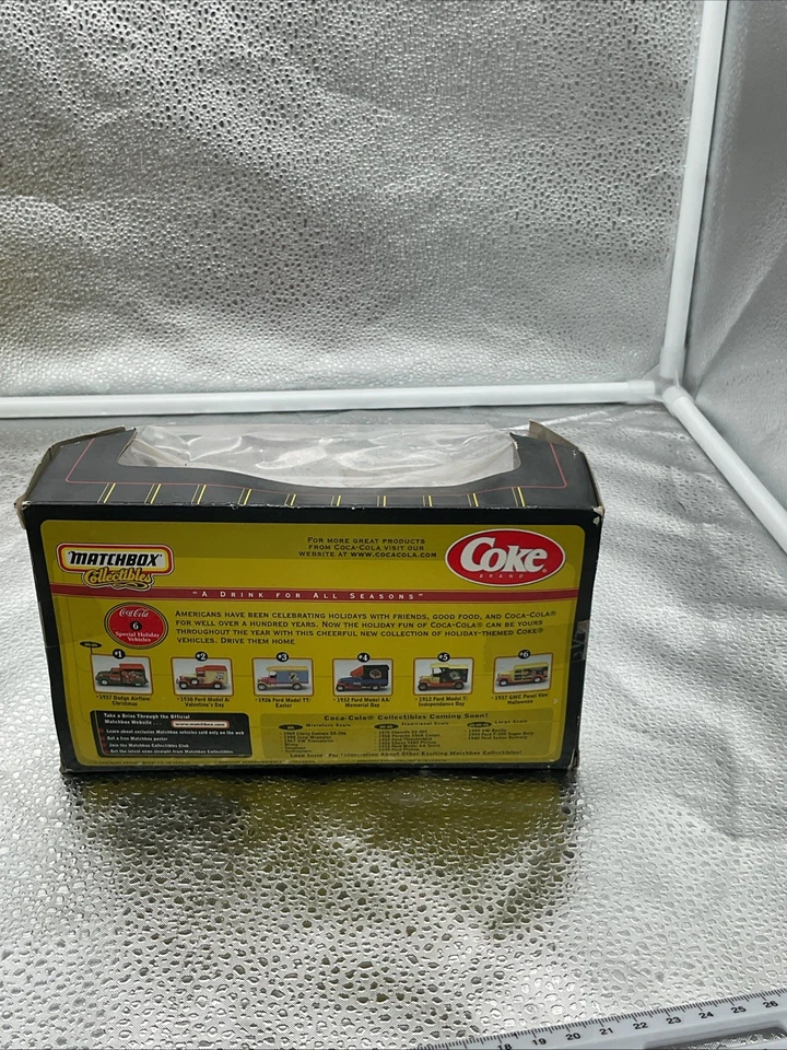 COCA-COLA MATCHBOX COLLECTIBLES “CHRISTMAS DELIVERY TRUCK” Box Damage Opened - Image 3 of 4