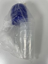 Tupperware Mini Midgets Container 2 oz Set of 6 Blue Clear