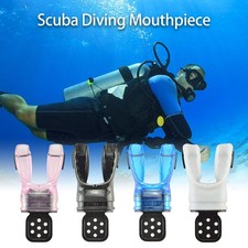 Scuba Mouthpiece Replacement Diving Moldable With Tie Wrap Silicone Comfort