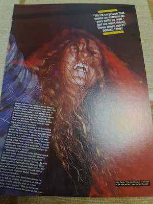 Vintage JOHN TARDY OBITUARY TREVOR PERES A4 POSTER RAW MAGAZINE CLIPPING 