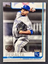2019 Topps 150 Years Gold Stamp Parallel #463 Wily Peralta Kansas City Royals