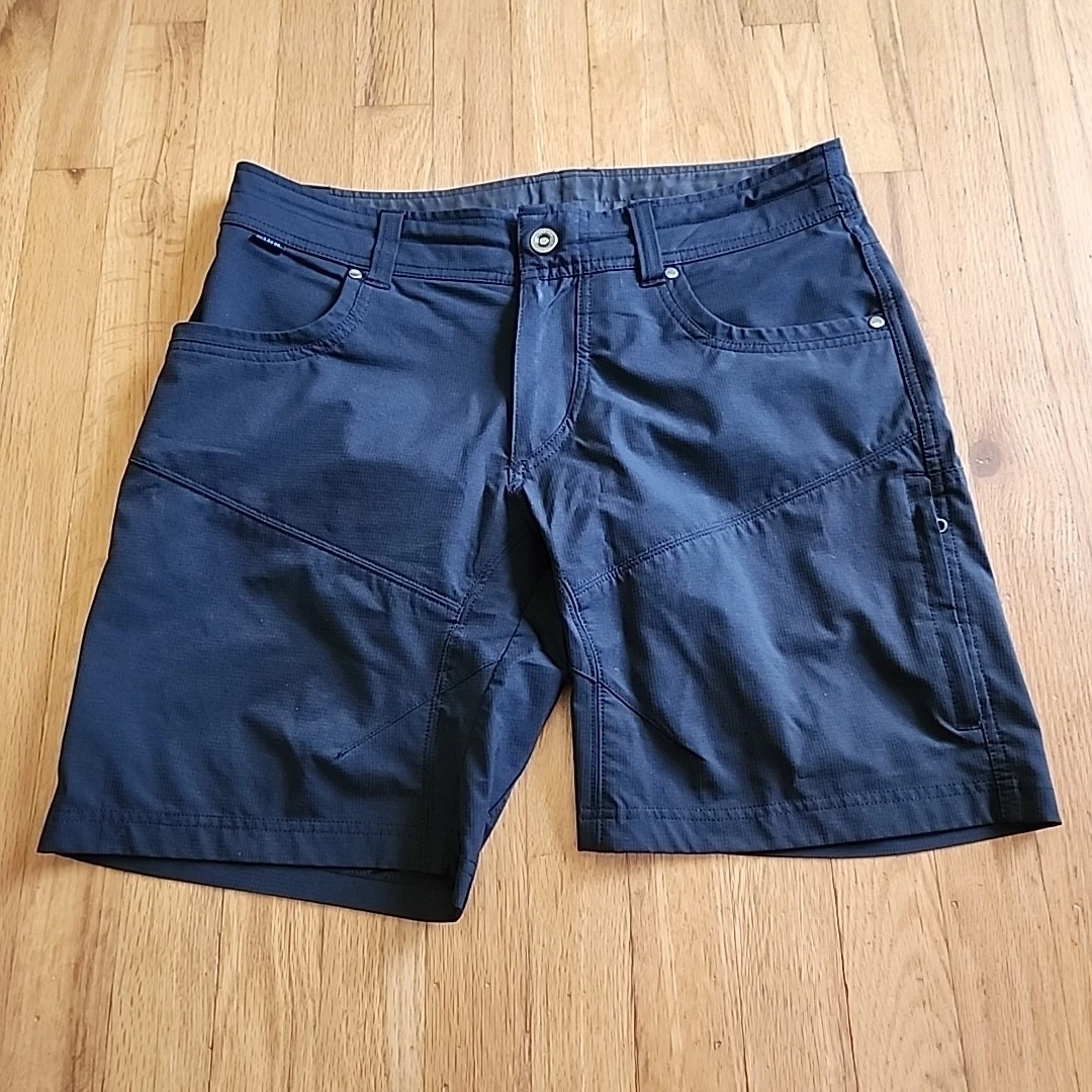 KUHL Mens Shift Amph Carbon Chino Shorts: Size 33, 8" Inseam, 2 Variations