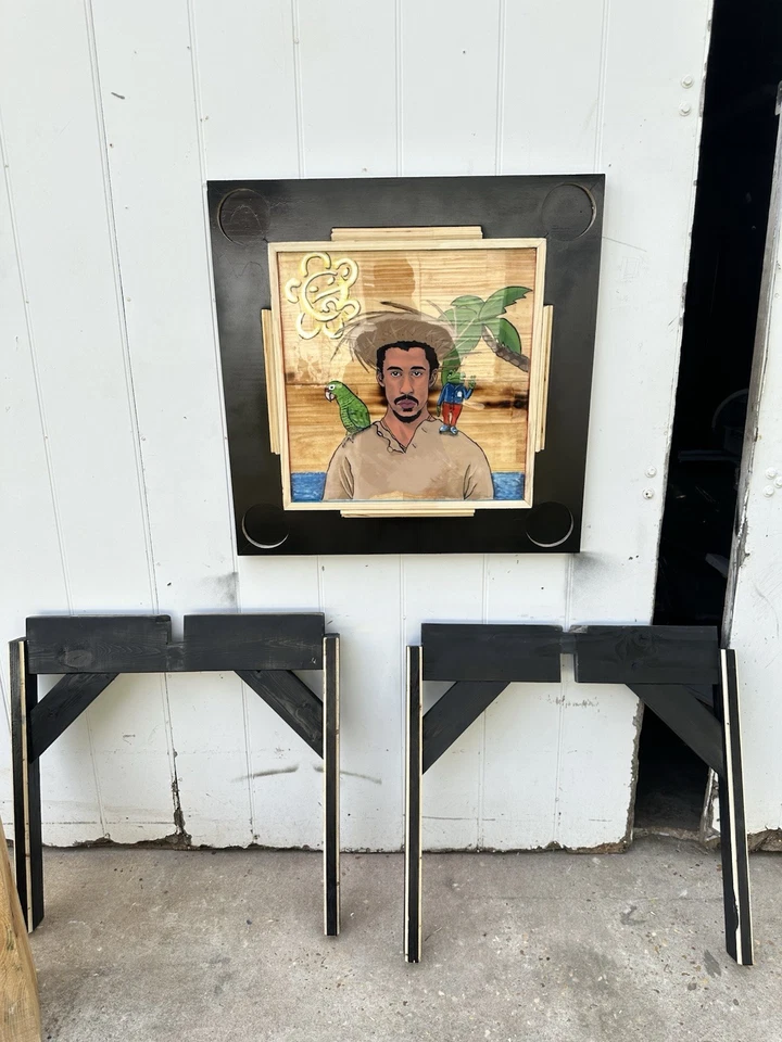 Mesa De Domino Customizada De Bad Bunny “Dtmf” - Image 2 of 4