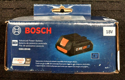 BOSCH 18V 4.0 Ah Batterie GBA18V40 (New In Sealed Factory Box)/NEW
