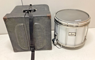Pearl 14'' FFX Championship Series Marching Snare Drum + Case White