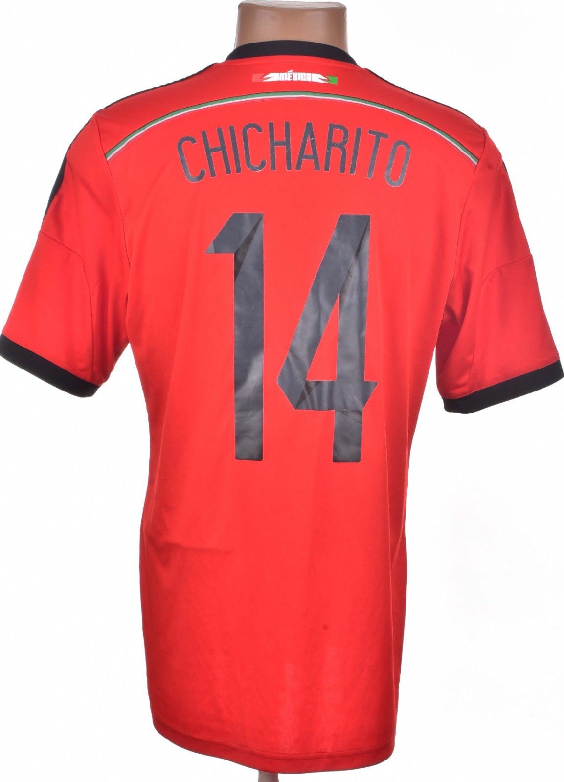 MEXICO 2014/2015 AWAY FOOTBALL SHIRT ADIDAS SIZE M ADULT CHICHARITO 14